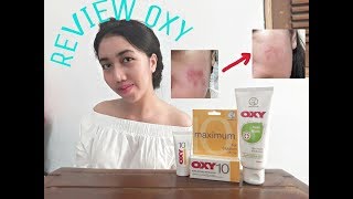 REVIEW OXY 10 AND OXY ACNE WASH AMPUH NGILANGIN JERAWAT  Progress hari ke hari [upl. by Ahsiyn]