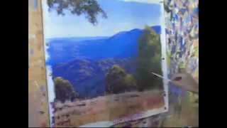 Landscape oil Painting Demonstration [upl. by Eem]