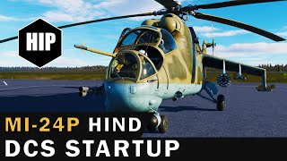 How to start the MI24P HIND in DCS World l Taxi l Hover check l Rolling takeoff l Tutorial Series [upl. by Anihtyc]