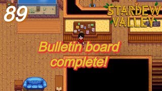 Stardew valley  Lets Play  EP 89  Bulletin board bundle complete [upl. by Natika265]