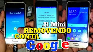 REMOVENDO CONTA GOOGLE SAMSUNG GALAXY J1 MINI  COMO DESBLOQUEAR  SMJ105B SM J105 TEC PRÓ CELL [upl. by Clerk]