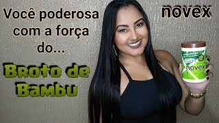 RESENHA  NOVEX BROTO DE BAMBU Liberada LOW e NO POO EMBELLEZE [upl. by Imoian859]