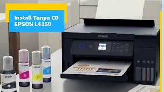 Cara Install Driver Printer EPSON L4150 Tanpa CD  SPESIFIKASI UNBOXING REVIEW 2021 [upl. by Blumenthal]