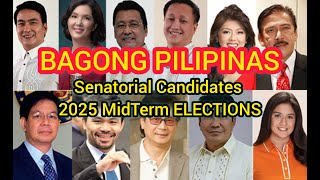 BAGONG PILIPINAS Senatorial Candidates Under PBBM  BAGONG UNITEAM [upl. by Hattie]