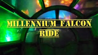 FULL Millennium Falcon Ride 🚀 STAR WARS Galaxys Edge [upl. by Aronoh]