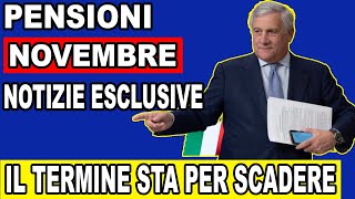 PENSIONI NOVEMBRE 2024 ULTIMI RIMBORSI E NOVITÀ SULLA RIFORMA DELLE PENSIONI [upl. by Ahsratan]