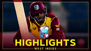 Highlights  West Indies v Ireland  Brilliant Brooks Debut  1st CG Insurance ODI [upl. by Aikahc]