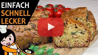 Rustikales mediterranes Brot  Rezept Videos [upl. by Ayerdna430]