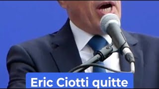 Eric Ciotti quitte Les Républicains [upl. by Adlaremse]