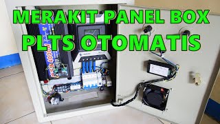 CARA MERAKIT RANGKAIAN PANEL BOX INSTALASI PLTS OFF GRID ATS RELAY OTOMATIS [upl. by Kuo]