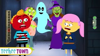 Spooky Scary Elevator  NEW Halloween Skeleton Song By Teehee Town [upl. by Drareg]