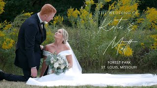 St Louis Wedding Video  Katie amp Matt at the Forest Park Golf Course [upl. by Ahders]