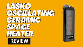 Lasko Oscillating Ceramic Space Heater Review [upl. by Nasah]