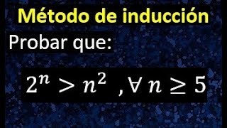 Método de inducción demostracion con el metodo inductivo [upl. by Laidlaw]