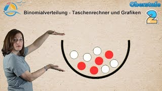 Binomialverteilung  Übungen mit Taschenrechner und Grafiken  Gymnasium Übung 2 [upl. by Miarzim666]