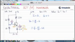 ElectroTutorial 393 Polarización BJT 09 [upl. by Alohcin]