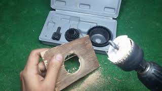 Wood Hole Saw Set 11PCS [upl. by Abisia]