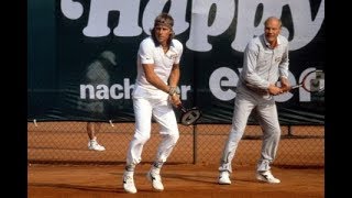 BJORN BORG LENNART BERGELIN Y PAUL MCNAMEE MONTECARLO [upl. by Lesser]