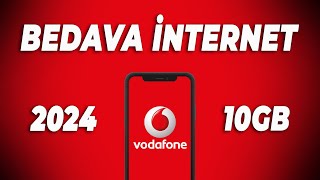 BEDAVA 10 GB İNTERNET KAZAN Vodafone Bedava İnternet Kazanma 2024 [upl. by Estey]