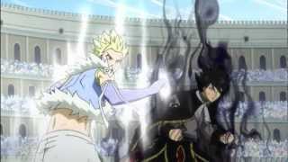 Fairy Tail  Natsu amp Gajeel vs Sting amp Rogue FULL 2v2 FIGHT  AMV  HD [upl. by Weissman702]