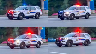 Coquitlam RCMP  Units x4 Responding Code 3 [upl. by Aneis]