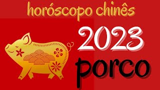 Horóscopo Chinês 2023  Porco [upl. by Wrennie]