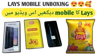 Lays mobile unboxing  Lays scan and win mobile phone [upl. by Artemas]