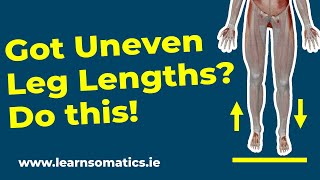 Correct a Leg Length Discrepancy Fast with Somatics [upl. by Sivolc]