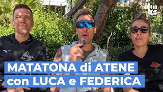 Maratona di Atene con Luca e Federica [upl. by Weinstein747]