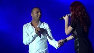 ARASH feat EMELIE quotBroken Angelquot Live  Media City Amphitheatre Dubai Jan 21 2012 [upl. by Kemble]