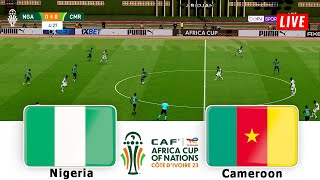 🔴NIGERIA vs CAMEROON LIVE 27 January 2024 ⚽ AFRICA CUP of NATIONS 2023 Round of 16 ⚽ Football Game [upl. by Ainesy]