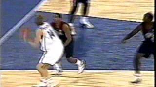 Dirk Nowitzki and1 fadeaway jumper vs USA 2002 [upl. by Airret819]