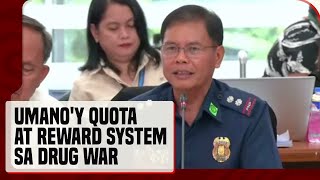 Espenido kinumpirmang mayroong quota reward system sa drug war ng Duterte administration [upl. by Euqirrne]