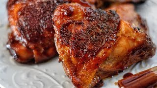 THE BEST OVEN BAKED BBQ CHICKEN RECIPE  SERIOUSLY ITS BOMB [upl. by Luar]