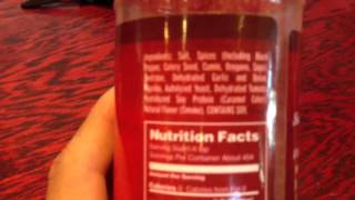 MSG Monosodium Glutimate Red Robin Seasoning [upl. by Harifaz240]