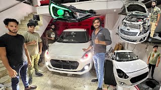 Maruti Swift OEM Modification  Base To Top Mod  Lxi Converted To Zxi  2022 Swift Modification [upl. by Jyoti]