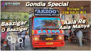 Baazigar O Baazigar × Gondia Dhun × Aala re Aala Song • Arzoo Band Party Patur • Dialogue Remix Gadi [upl. by Notyarb]