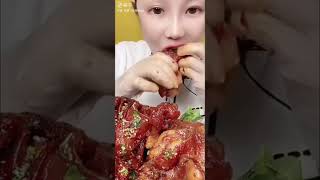 Chinese food blogger video foodchallenge food chinesefoodchallenge foodcompetition eat [upl. by Eniahs942]