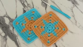 Crochet granny squares baby blanketKnitting crochet [upl. by Cinnamon]