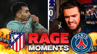 Best PSGINT Rage Moments  PSG vs Atletico Madrid UEFA Champions League [upl. by Adilen]