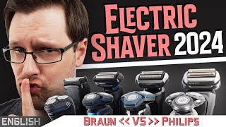 Best Electric Shaver 2024 ► 8 Devices Comparison  Braun VS Philips ✅ Reviews quotMade in Germanyquot [upl. by Ijok868]