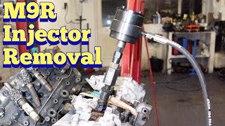 Renault Nissan M9R Injector Removal Experimenting [upl. by Rukna]