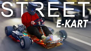 Electric GoKart on CITY STREETS  SurRon EKart POV [upl. by Sudnac359]