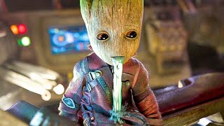 Groot Funny amp Sad Death Scenes  Avengers Infinity War 2018 HD Bluray [upl. by Meluhs]