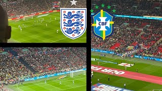 ENDRICK SCORES TO GIVE BRAZIL THE WIN England 01 Brazil  Matchvlog [upl. by Guise]