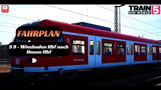 S9  Wiesbaden Hbf nach Hanau Hbf  BR 423 DB  SBahn  Train Sim World 5  Gameplay [upl. by Eydie790]