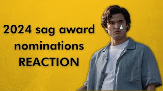 2024 SAG NOMINATIONS LIVE REACTION [upl. by Ario]