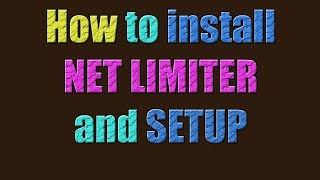 netlimiter tagalog version step by step [upl. by Assenej]