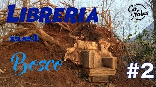 Sculture con MOTOSEGA Libreria nel Bosco 2 [upl. by Ontina327]