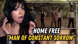 JUSTWOW  Home Free  Man of Constant Sorrow  FIRST TIME REACTION [upl. by Ashman]